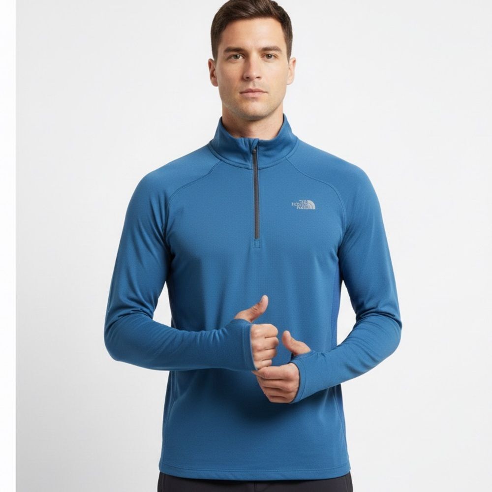 The North Face Blue Quarter-Zip Sweatshirt